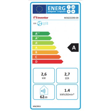 Inventor M3GCO290-09 Magic Φορητό Κλιματιστικό 9000 BTU μόνο Ψύξης Inventor M3GCO290-09 Magic Φορητό Κλιματιστικό 9000 BTU μόνο Ψύξης